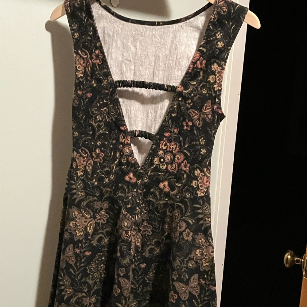 Malena, fits like S, dress, Black Floral - Picture 8 of 8